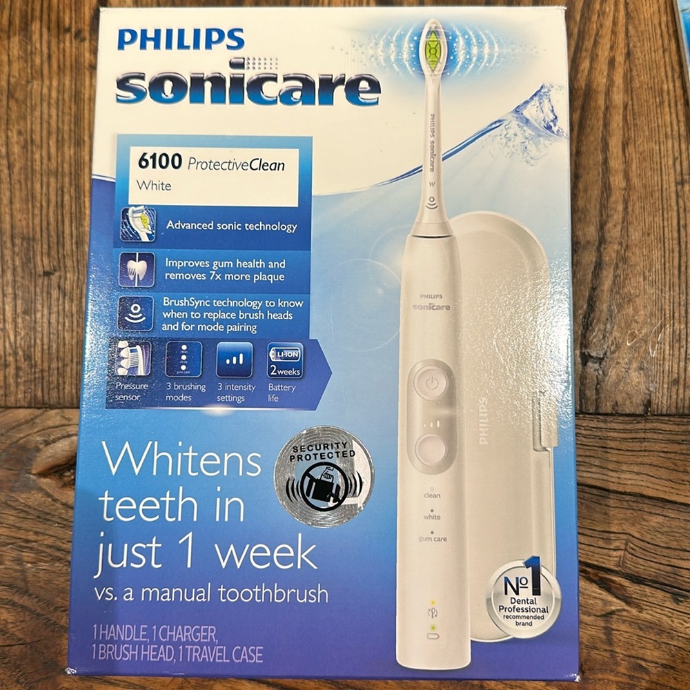 Philips Sonicare ProtectiveClean 6100 Whitening Rechargeable Electric Toothbrush